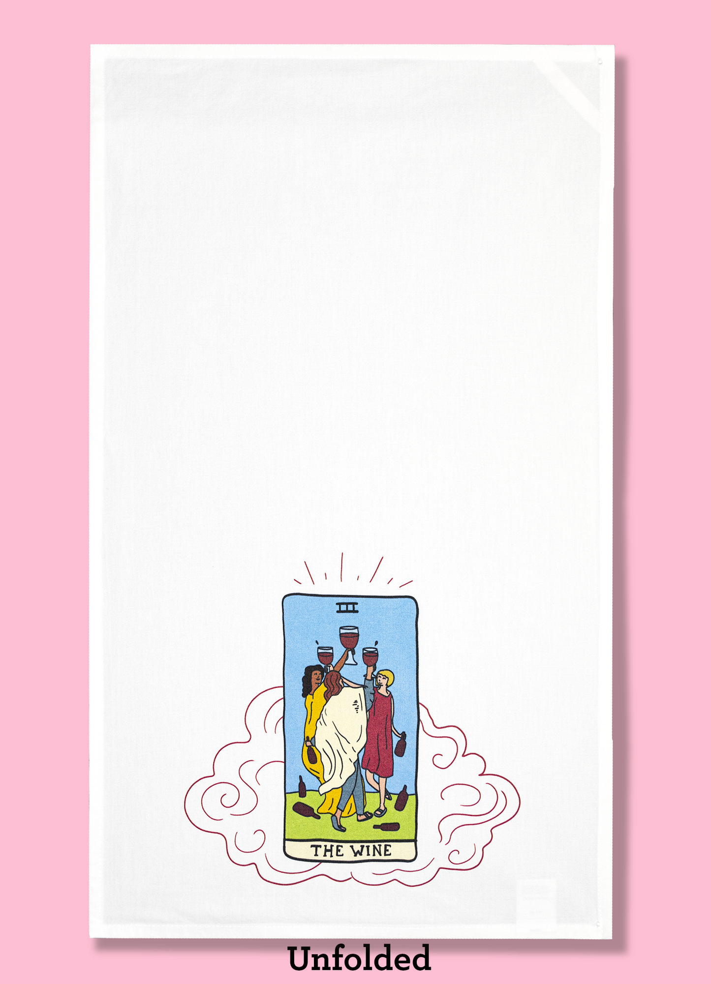 The Wine Tarot Dishtowel