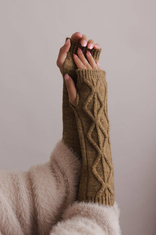 Soft Knitted Arm Warmers
