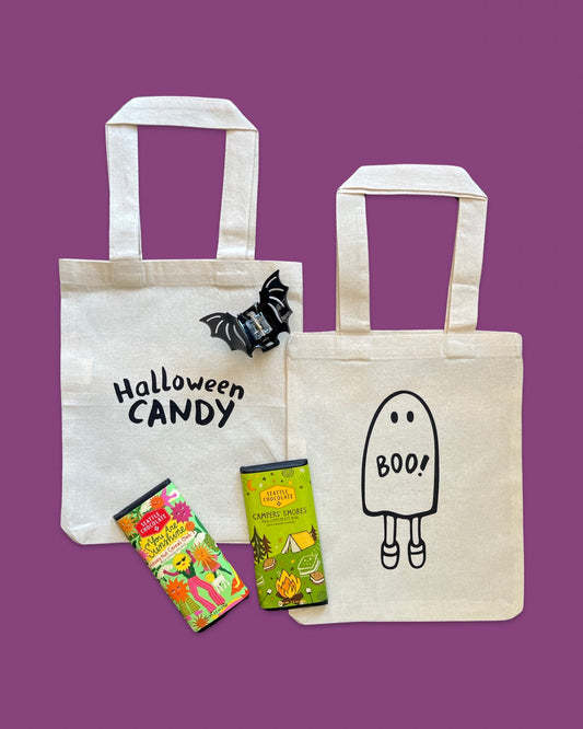 Halloween Kids Trick or Treat Tote Bags