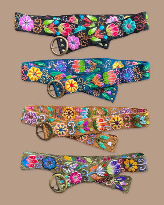 Embroidered Belts