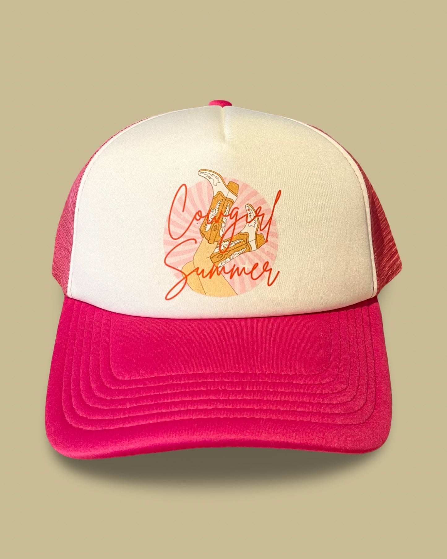 Cowgirl Summer Trucker Hat