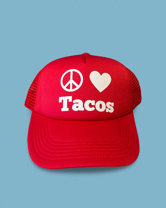 Peace, Love and Tacos Hat