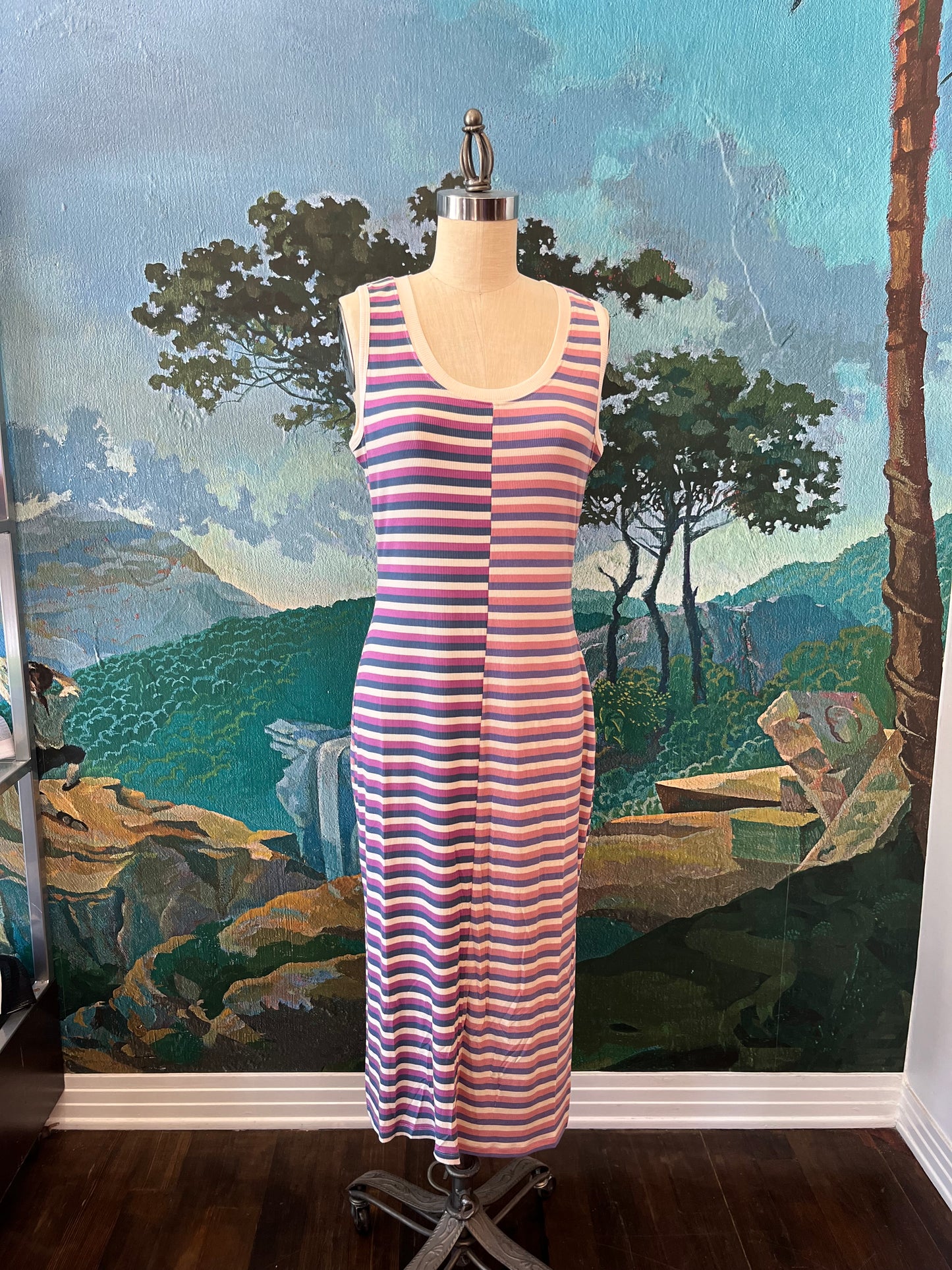 Great Stripes Midi Dress