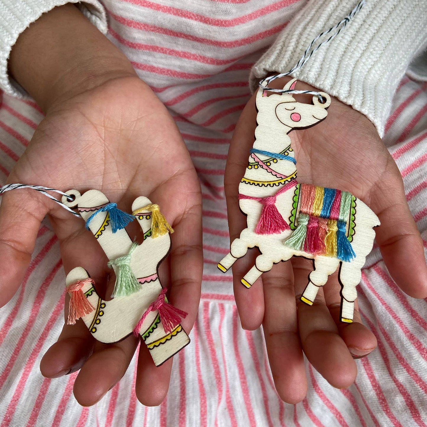 Llama & Cactus Alternative Christmas Decoration Gift Kit