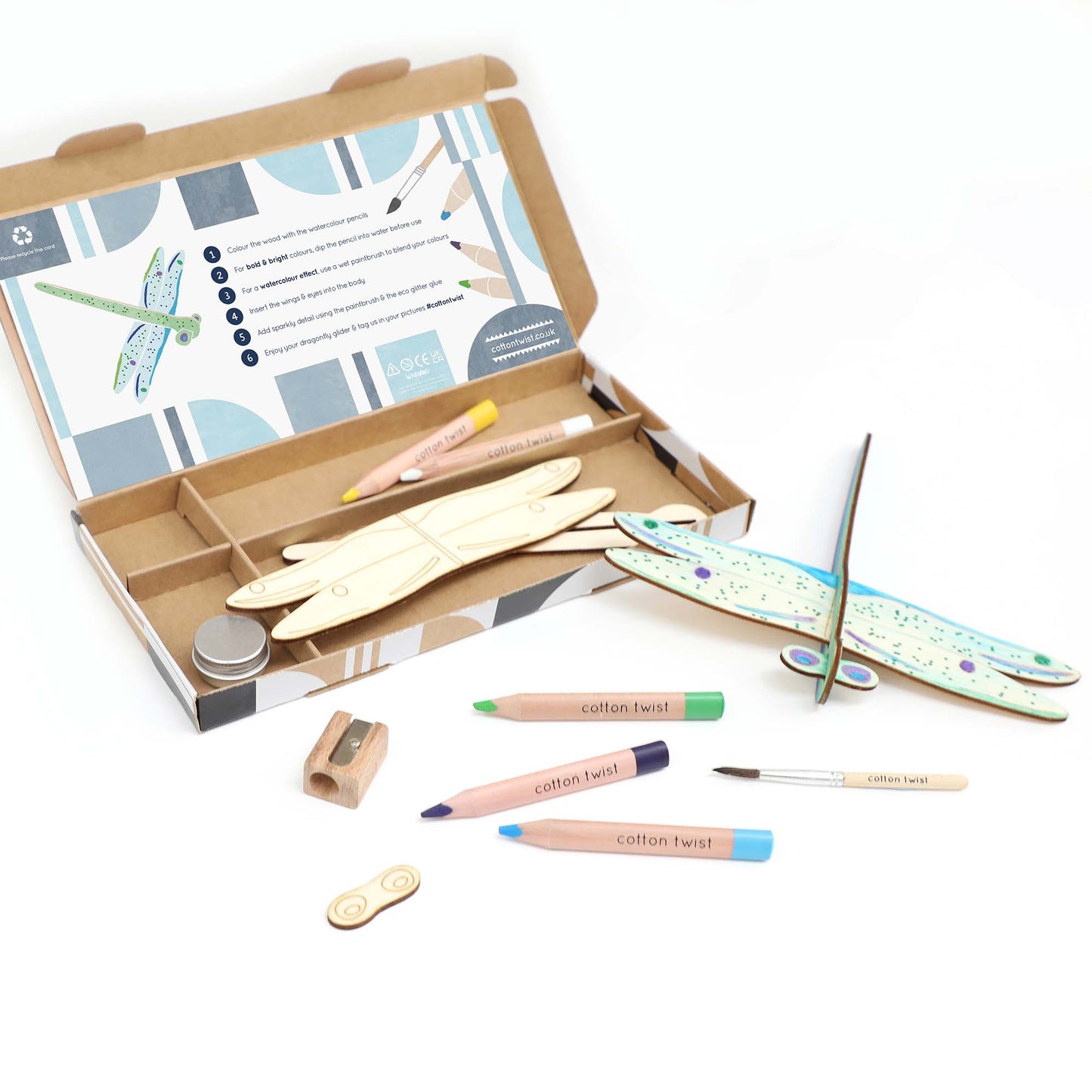 Make Your Own Dragonfly Glider Activity Kit