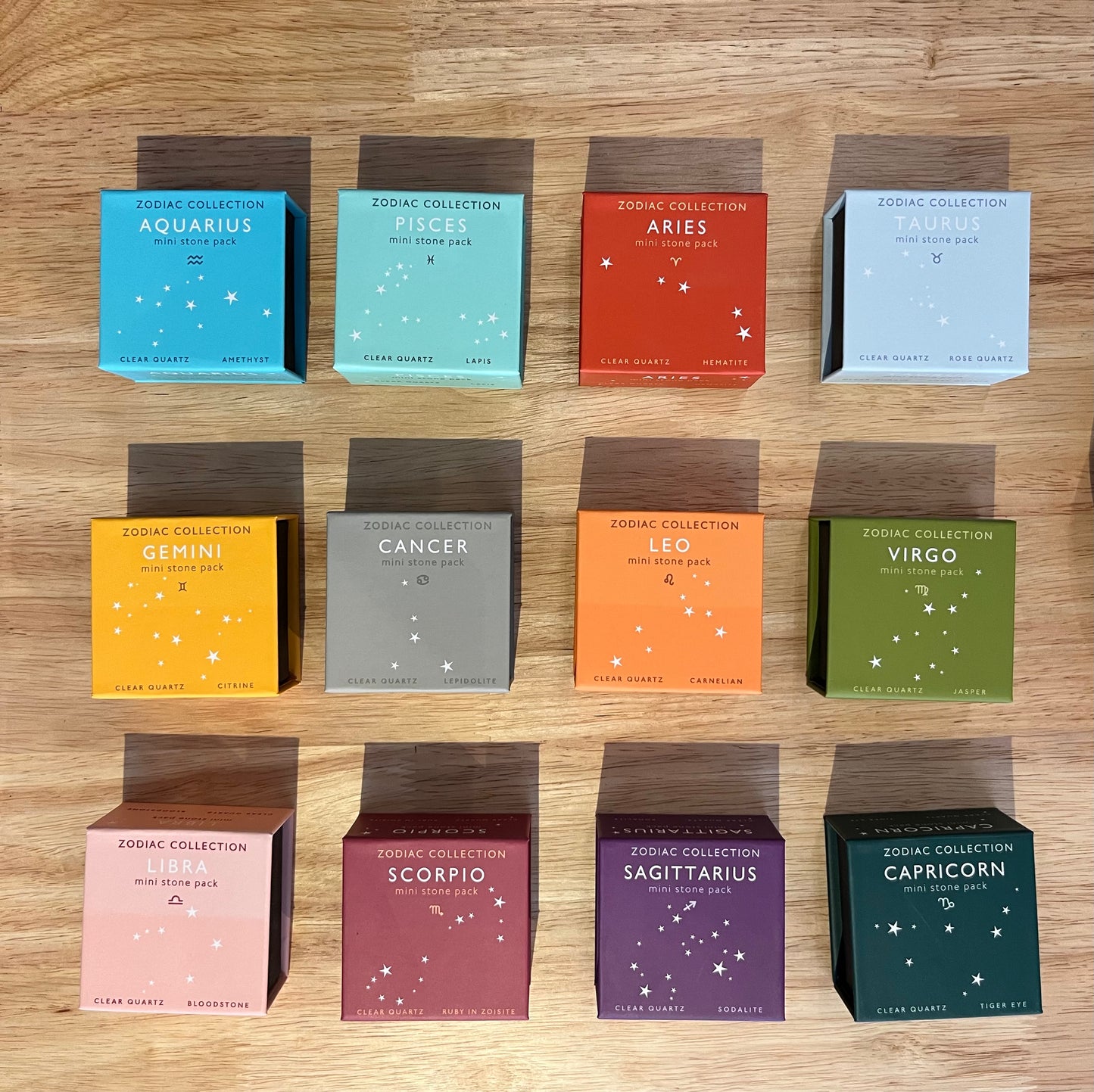 Zodiac Collection: Mini Crystal Box Set