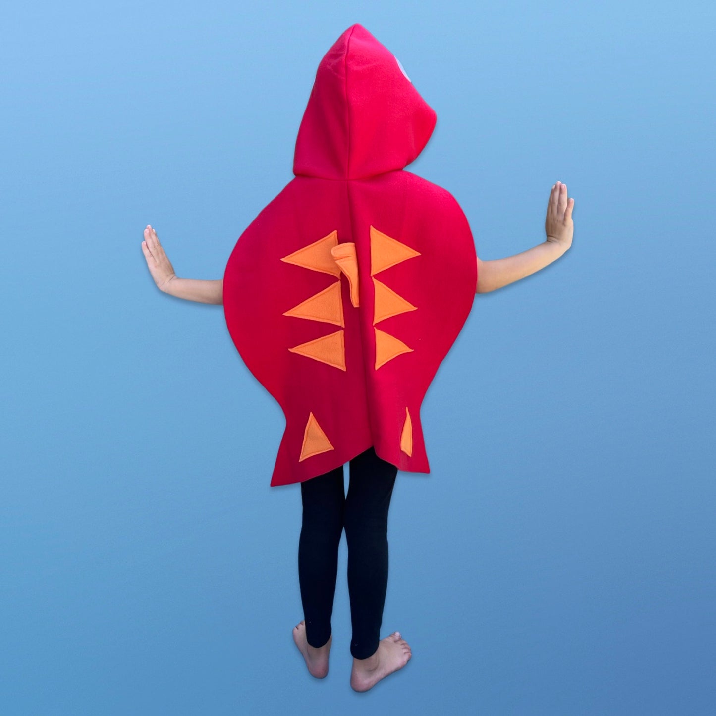 Kids Fish Cape with Hood, Kids Halloween Costume - 4 colors available
