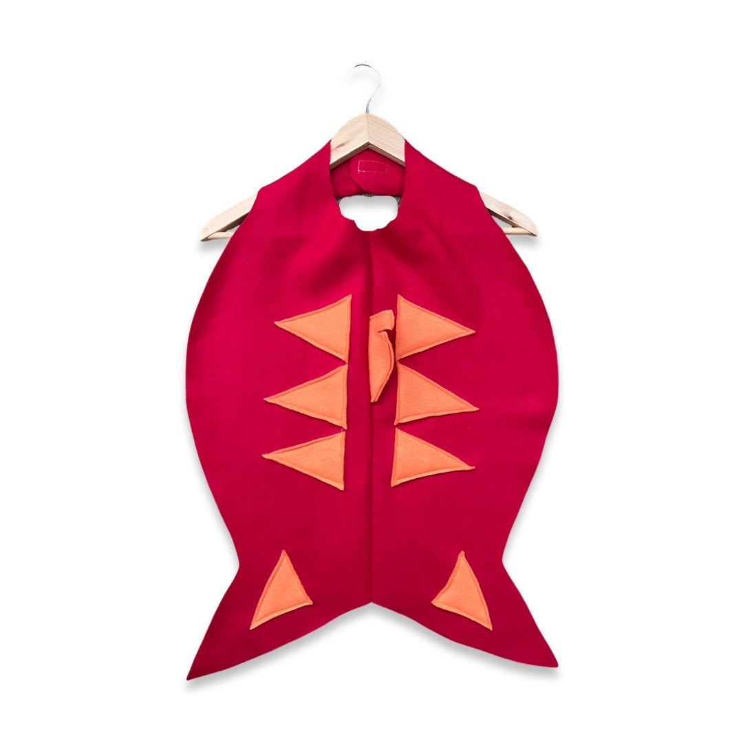 Fish Cape, Kids Halloween Costume or Dress Up Cape- 4 colors