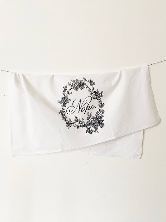 Nope Cotton Kitchen Towel