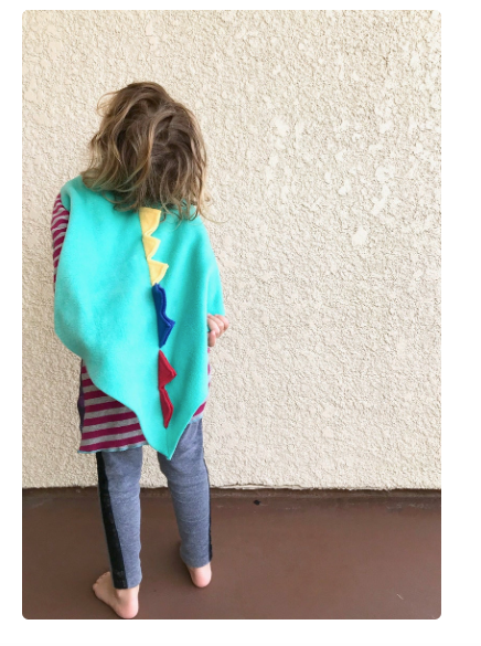 Kids Dinosaur Cape, Kids Halloween Costume