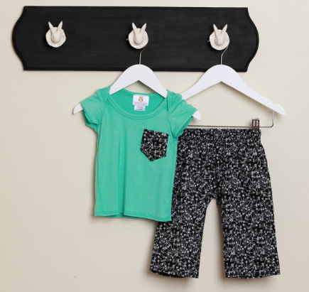 Safety Pin Print Pant