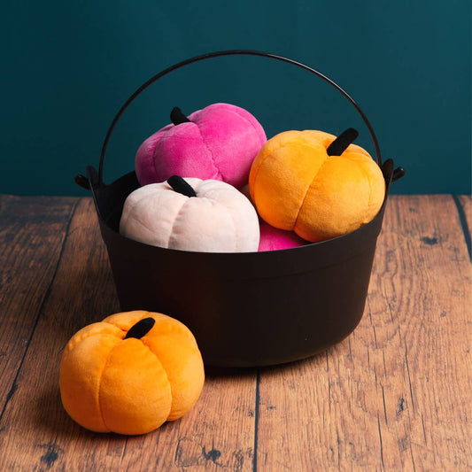 Autumn Velvet Pumpkin Decorations