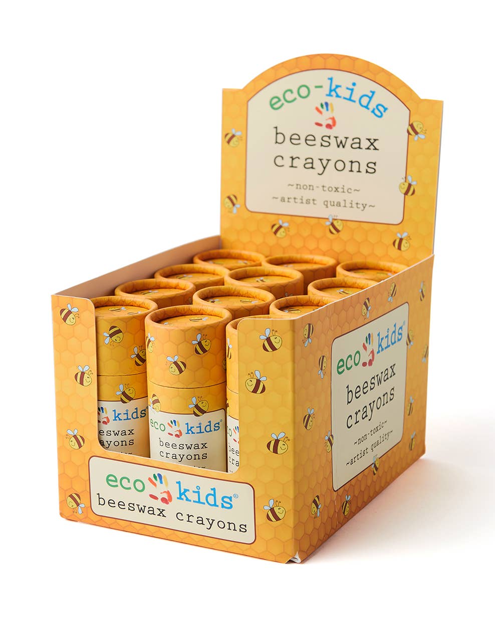Eco Kids Beeswax Triangle Crayons
