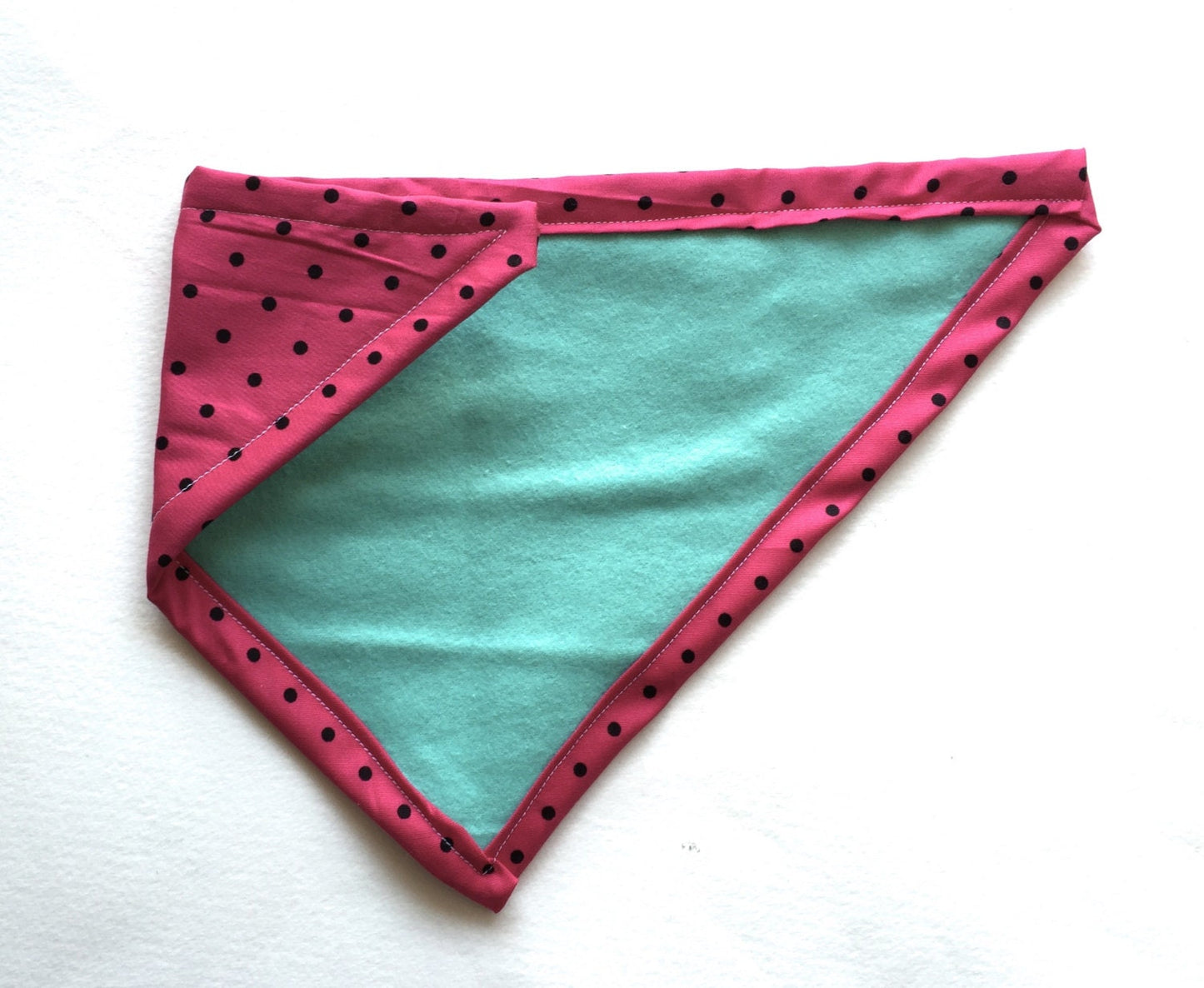 Pink Polka Dot Bibdana for Baby, Bandana Bib