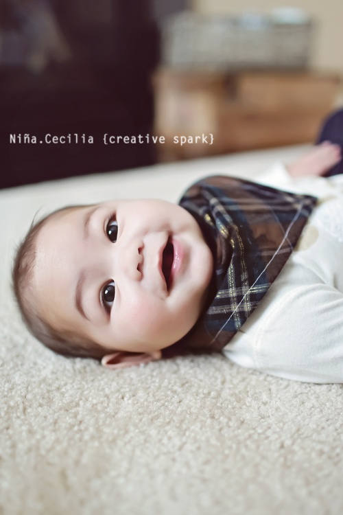 Flannel Plaid Bandana Bib, Little Lumberjack Bibdana