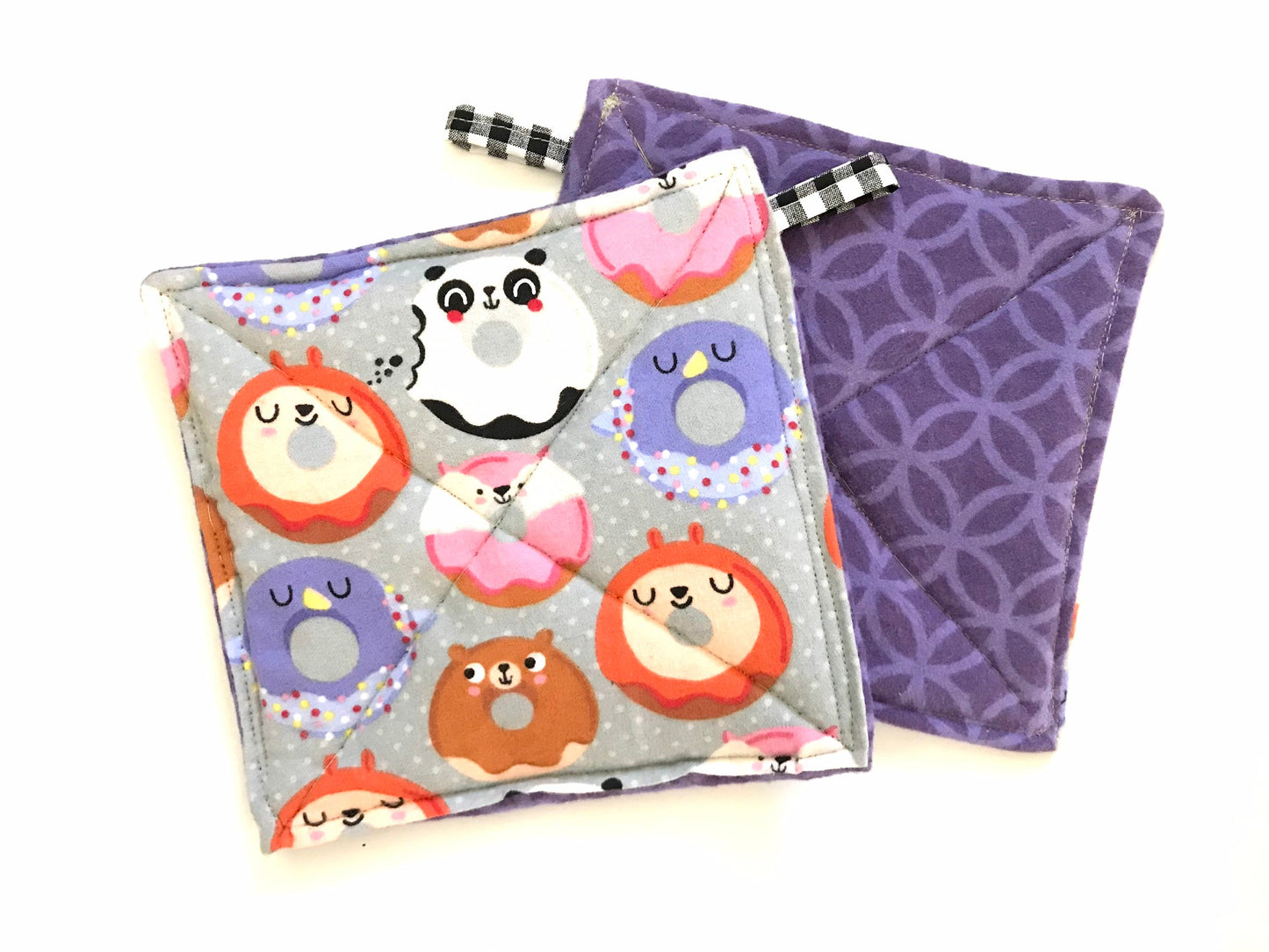 Donut Friends Pot Holders - Set of 2