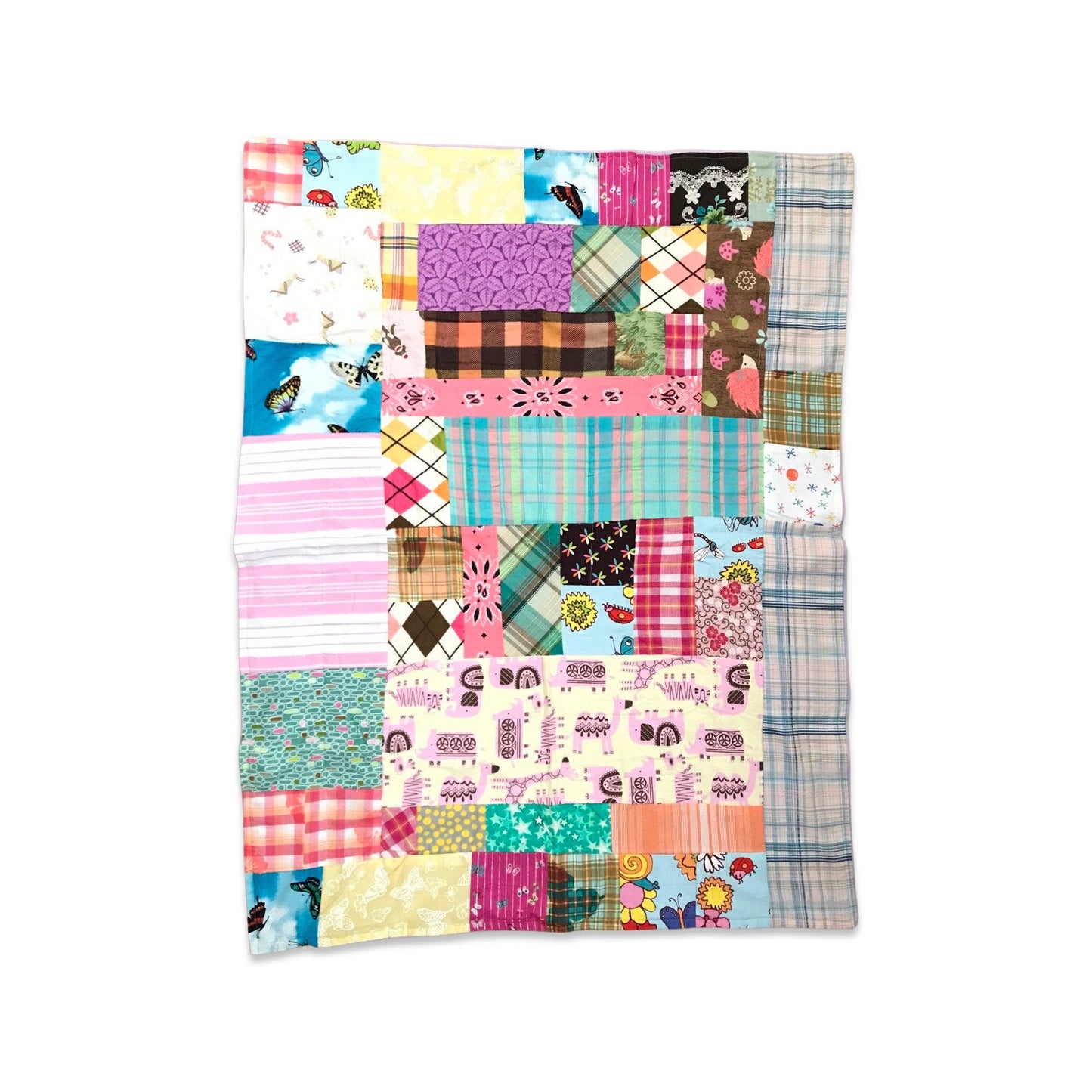 Modern Patchwork Baby Quilt