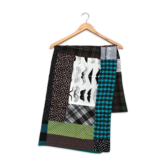 Surfer Patchwork Baby Quilt