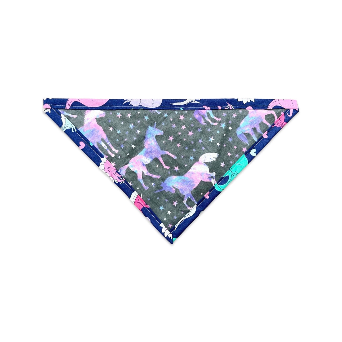 Blue Dinosaur Print Baby Bandana Bib