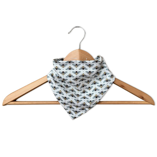 Honey Bee Print Bandana Bib for Baby