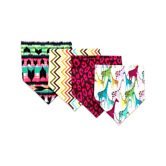 Cheetah Girl Bandana Bibs, Baby Shower Gift