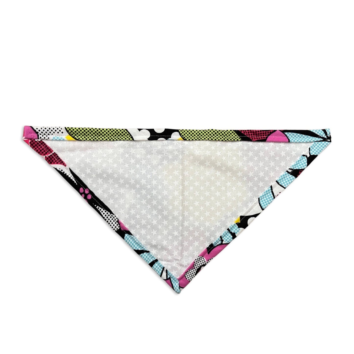 Retro Pop Print Baby Bandana Bib