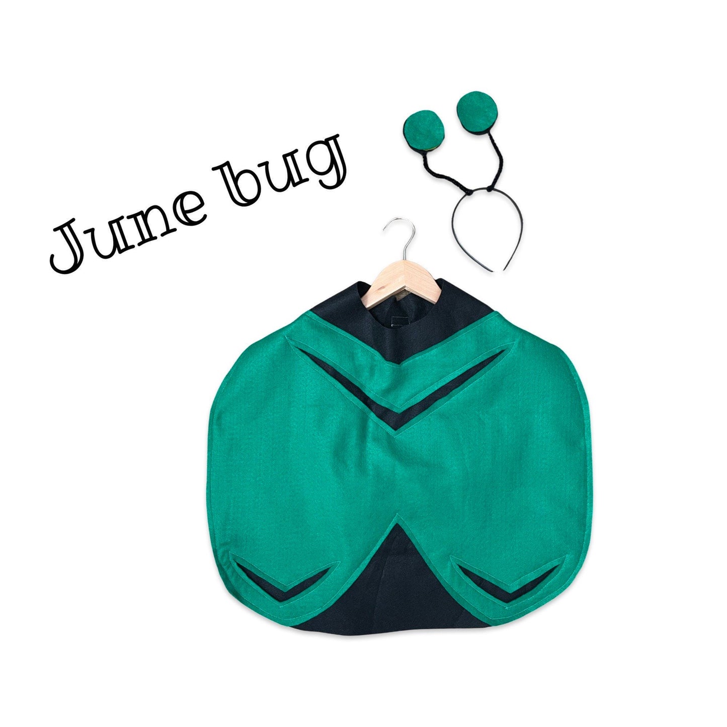 June Bug Cape, Halloween Costume or Dress Up Cape