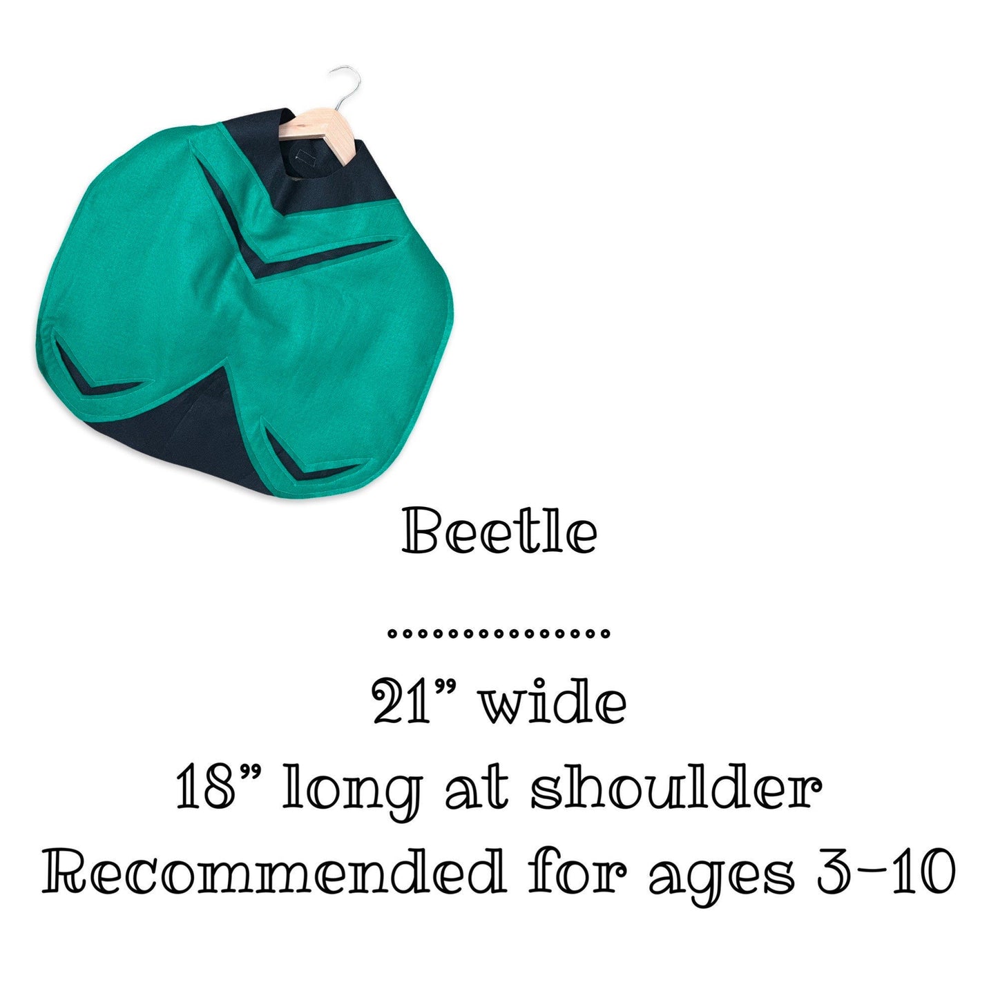 June Bug Cape, Halloween Costume or Dress Up Cape