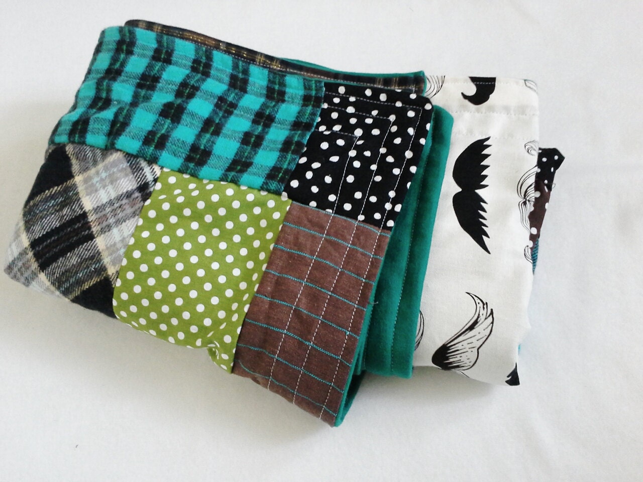 Surfer Patchwork Baby Quilt