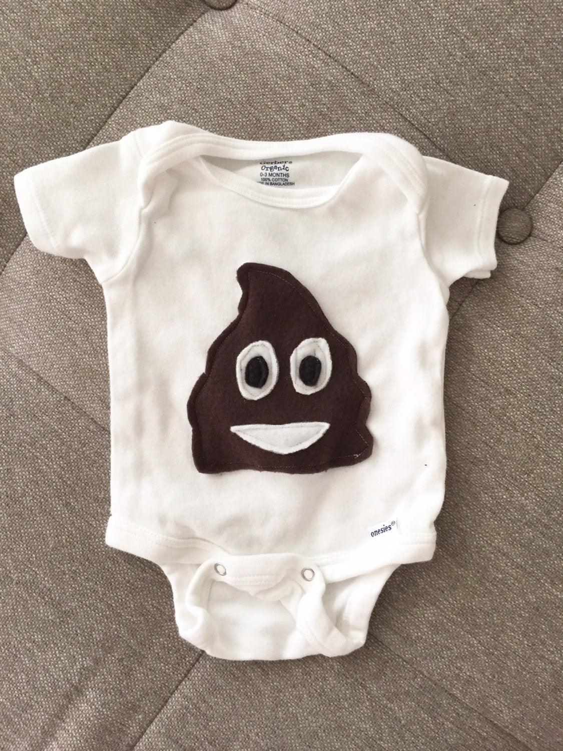 Poop Emoji Onesie