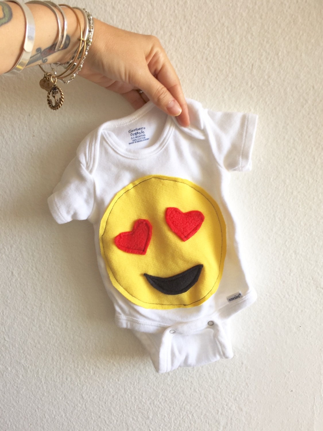 Heart Eyes Emoji Onesie