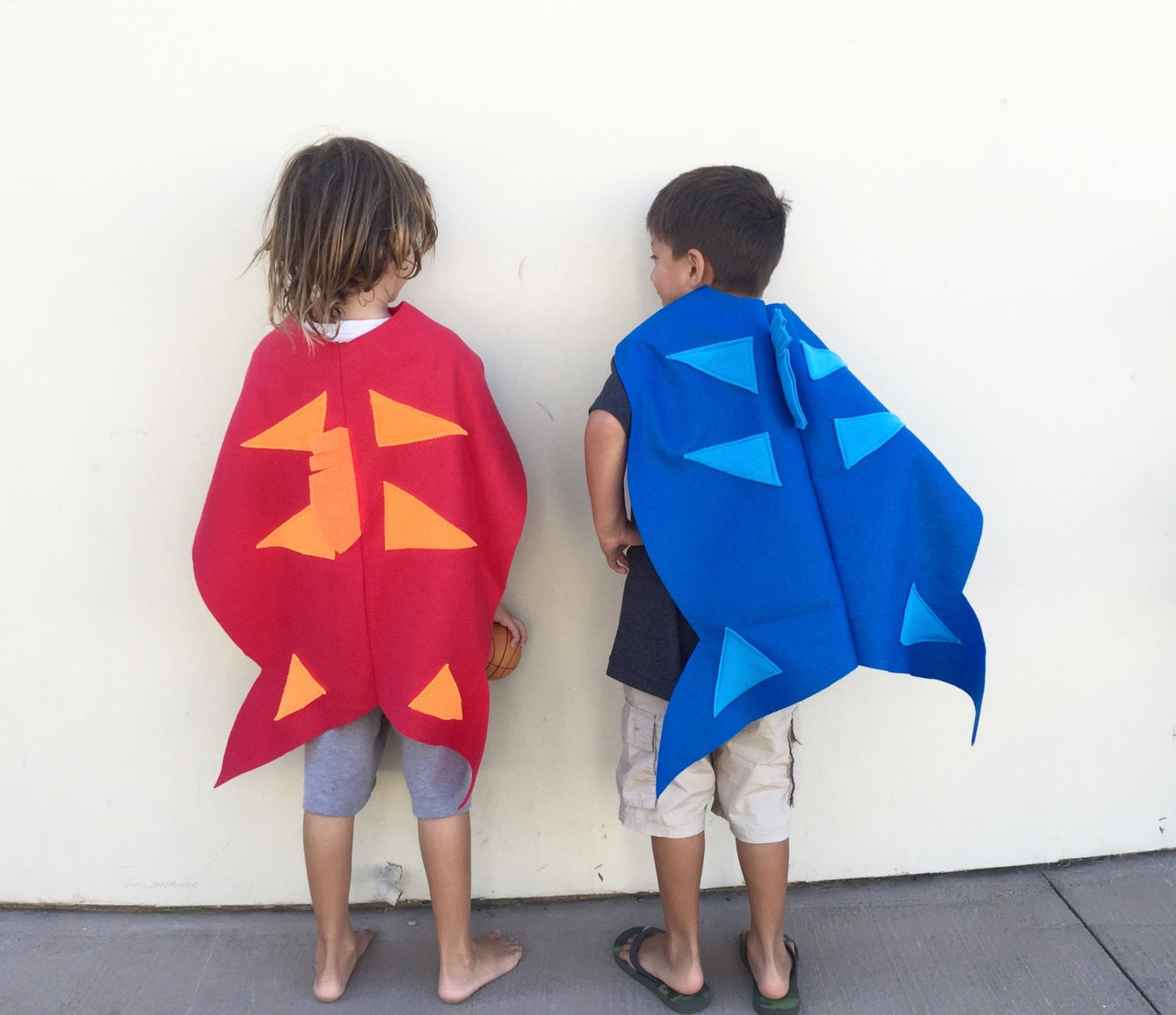 Fish Cape, Kids Halloween Costume or Dress Up Cape- 4 colors
