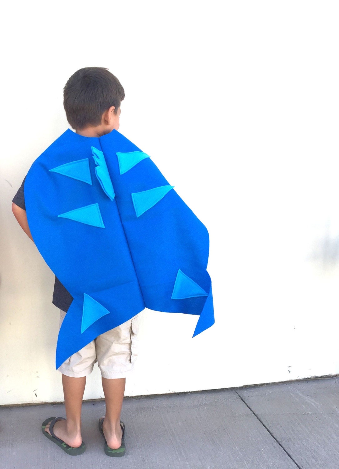 Fish Cape, Kids Halloween Costume or Dress Up Cape- 4 colors