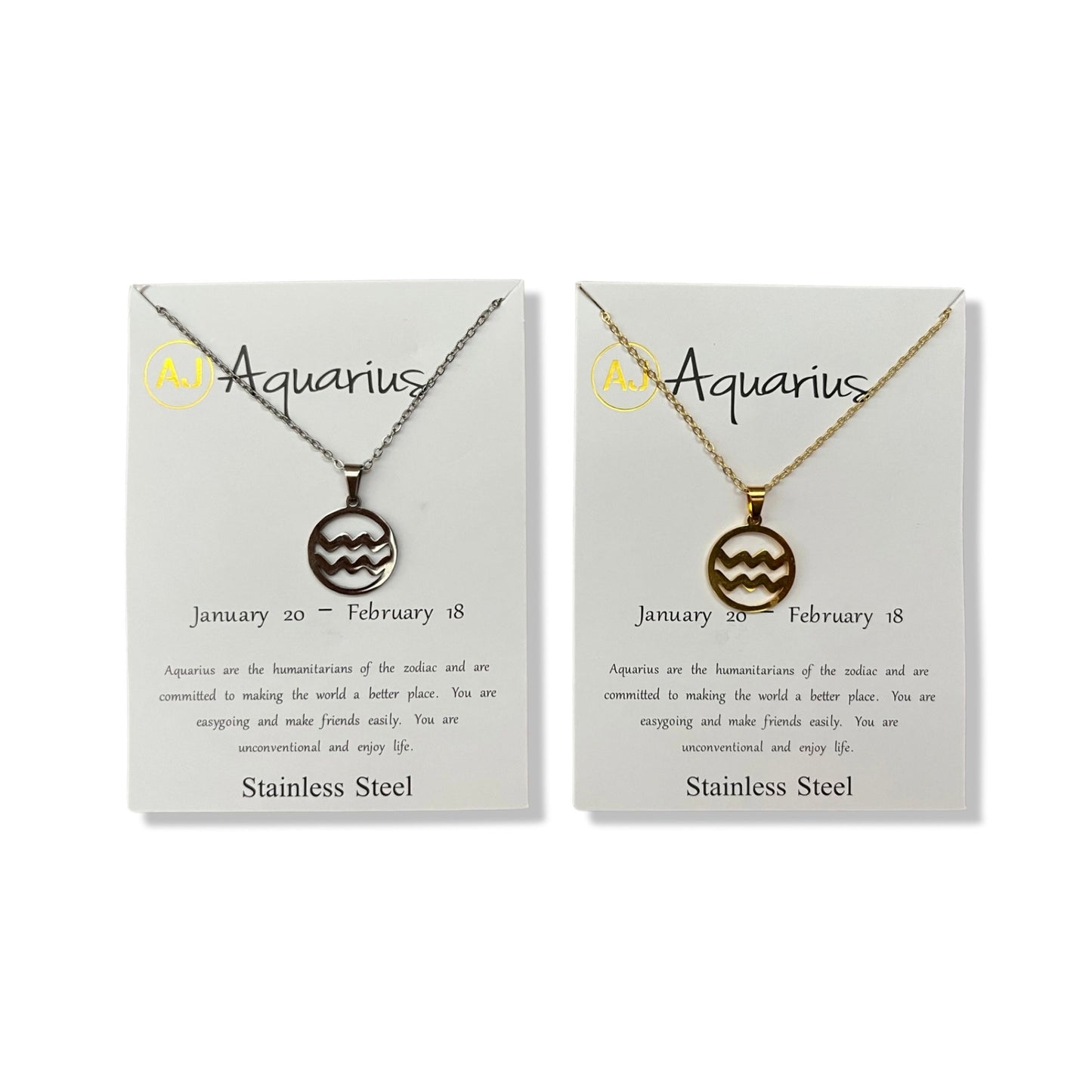 Capricorn Necklace - Zodiac Sign Necklace