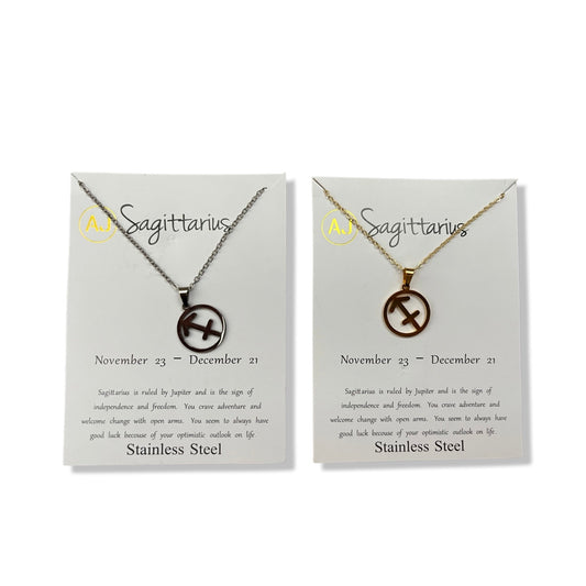 Sagittarius Necklace - Zodiac Sign Necklace