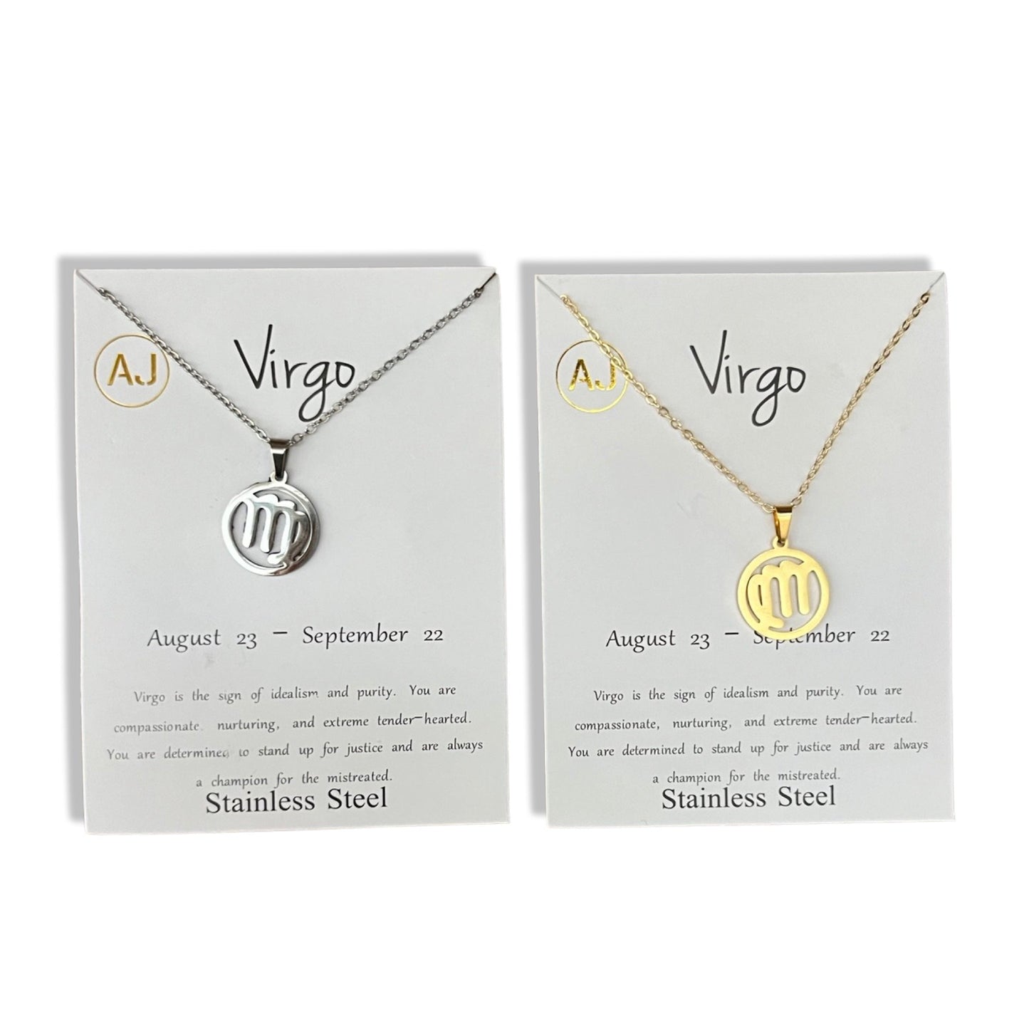 Virgo Necklace - Zodiac Sign Necklace