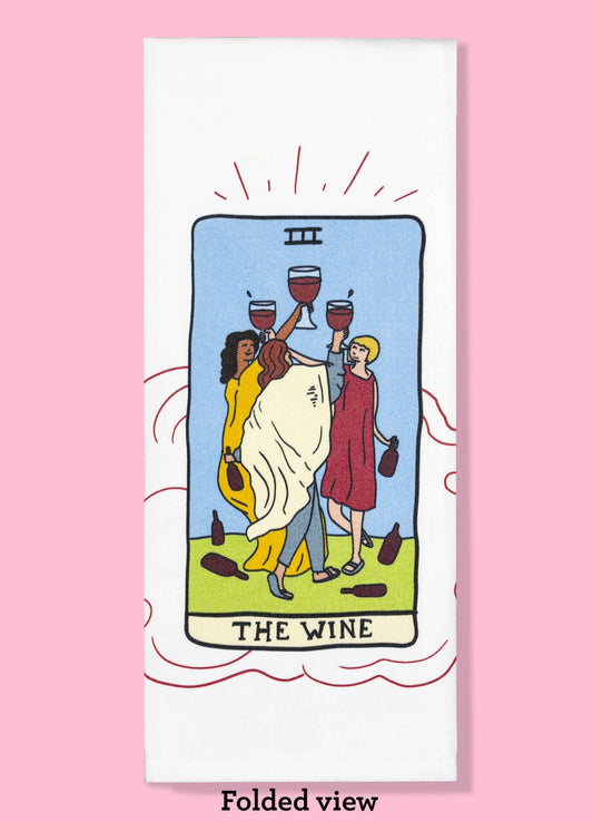 The Wine Tarot Dishtowel