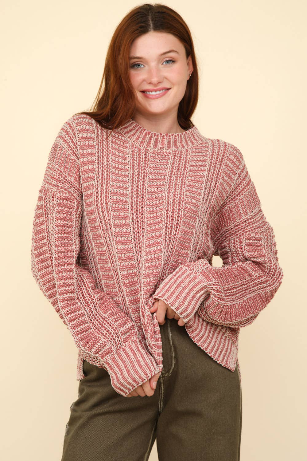 Dusty Rose Sweater