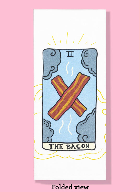 The Bacon Kitchen Tarot Dishtowel