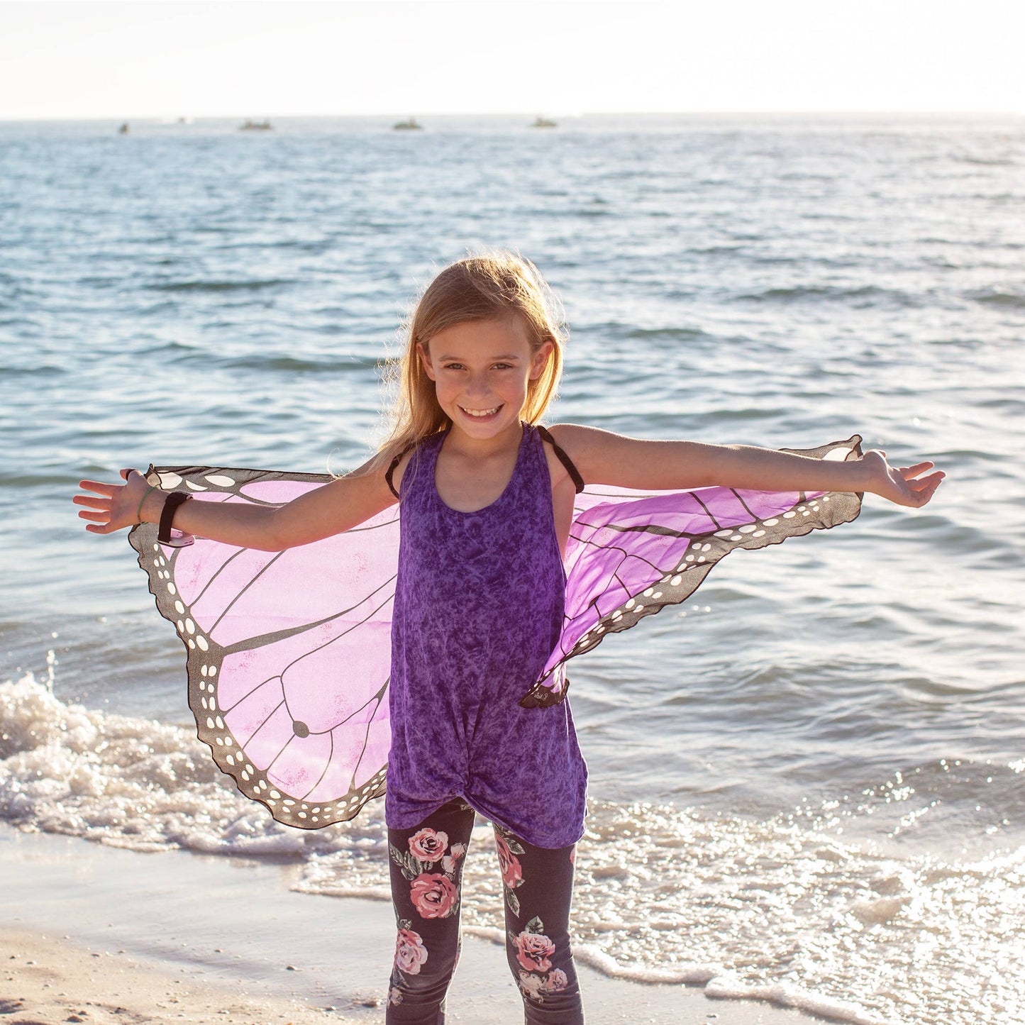 Purple Fantasy Butterfly Wings in Eco-friendly Gift Bag