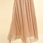 Champagne Tulle Skirt