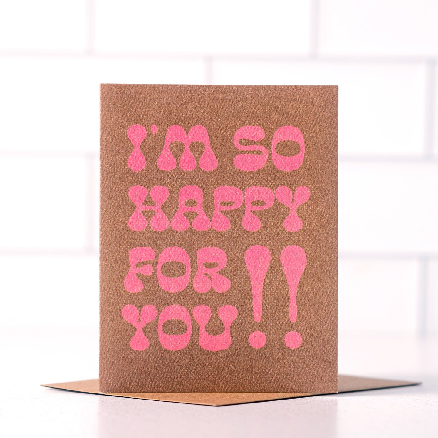 I'm so Happy for You - Fall Congratulations Card