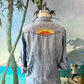 Hello Sunshine Embroidered Denim Shirt