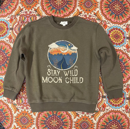 Kids Stay Wild Moon Child Sweatshirt