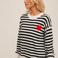 Heart + Stripe Sweater