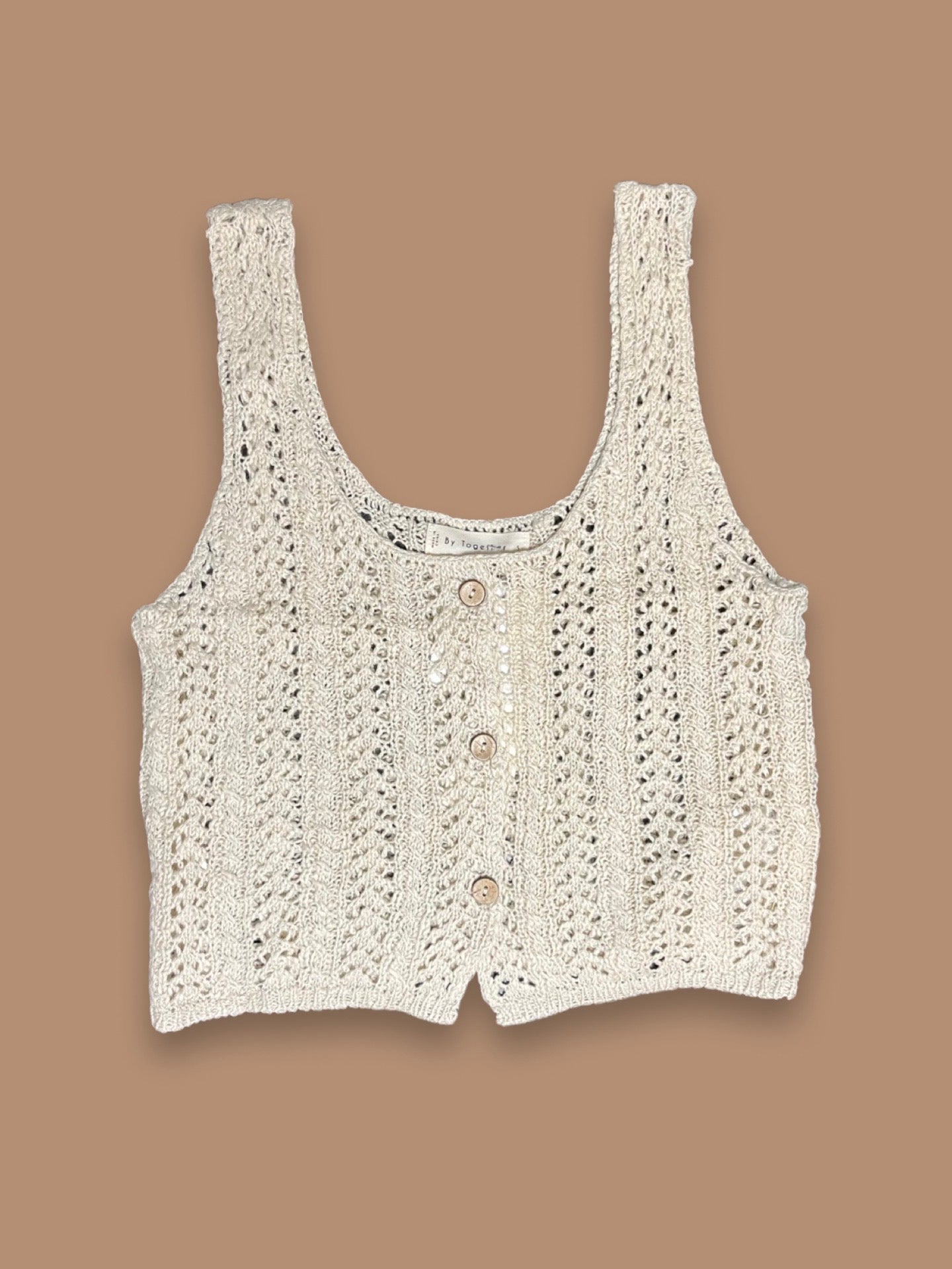 The Natural Cropped Vest