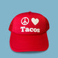 Peace, Love and Tacos Hat