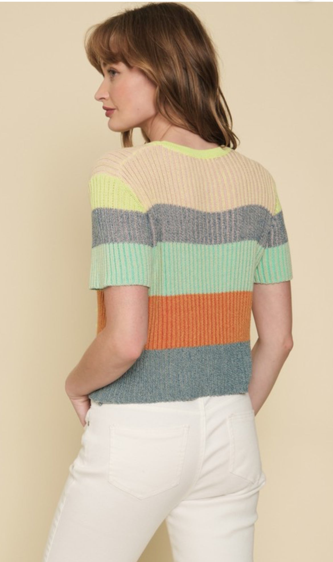 Colorblock Sweater Top