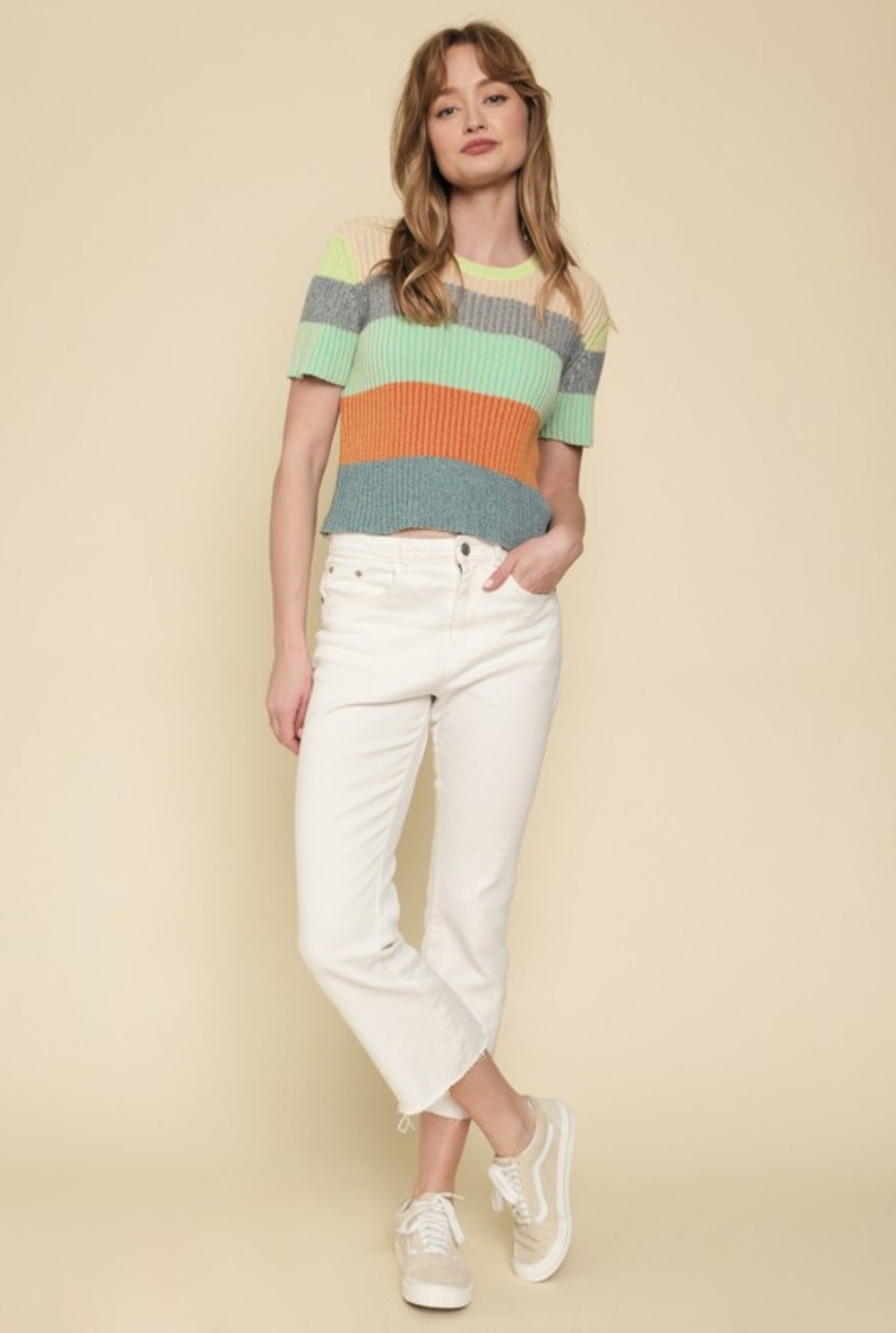 Colorblock Sweater Top