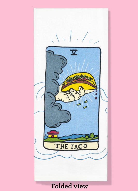 The Taco Kitchen Tarot Dishtowel